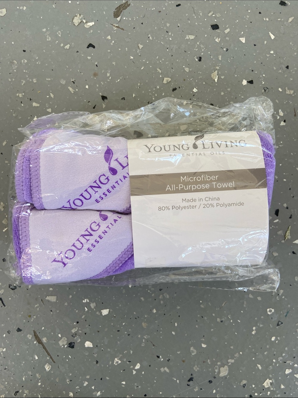 Young Living Lavender Microfiber Towels - Pack of 2